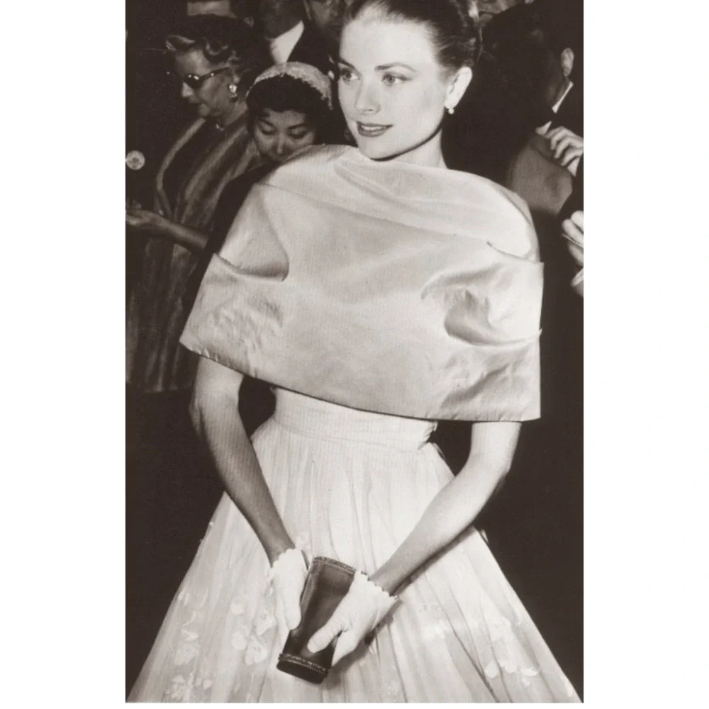 Vintage White Leather Gloves Size 6.5 French 1950s Grace Kelly Civil Ceremony